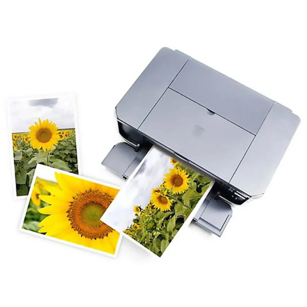 Papel Fotográfico 10x15 Cm A6 265g Glossy Branco Brilhante Resistente À Água 20 Folhas