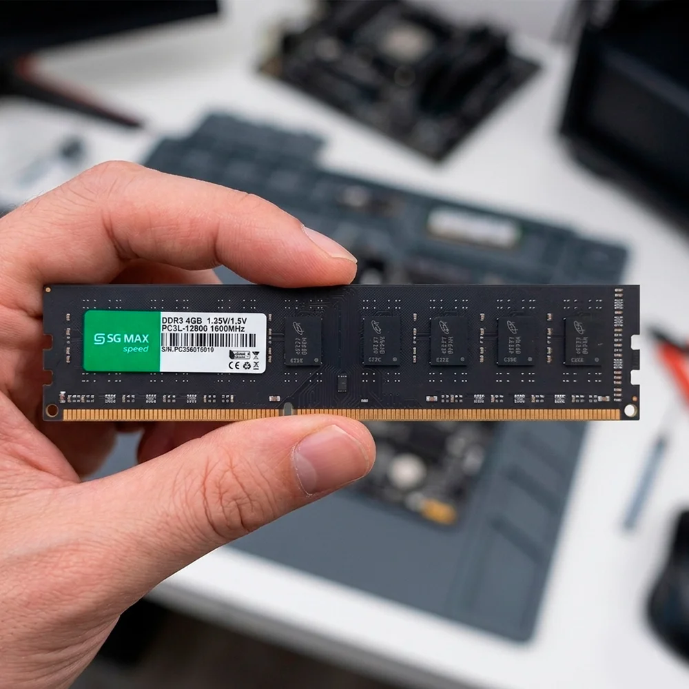 Imagem 2 de 5 do produto Memoria 4gb Ddr3l 1600 Cl 11 1.35v/1.5v Desktop Udimm Sgm4gl1600cl11d Sgmax