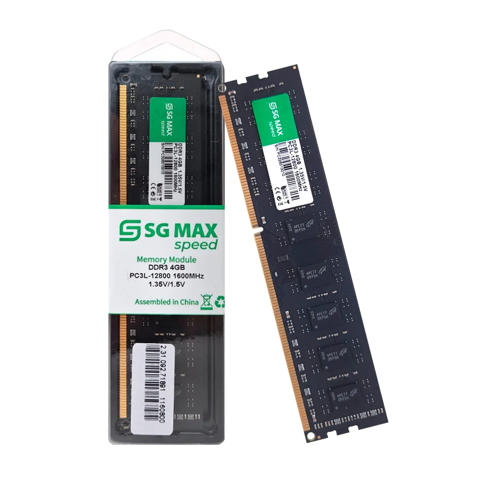 Memoria  4gb Ddr3l 1600 Cl 11 1.35v Desktop Udimm Sgm4gl1600cl11d Sgmax