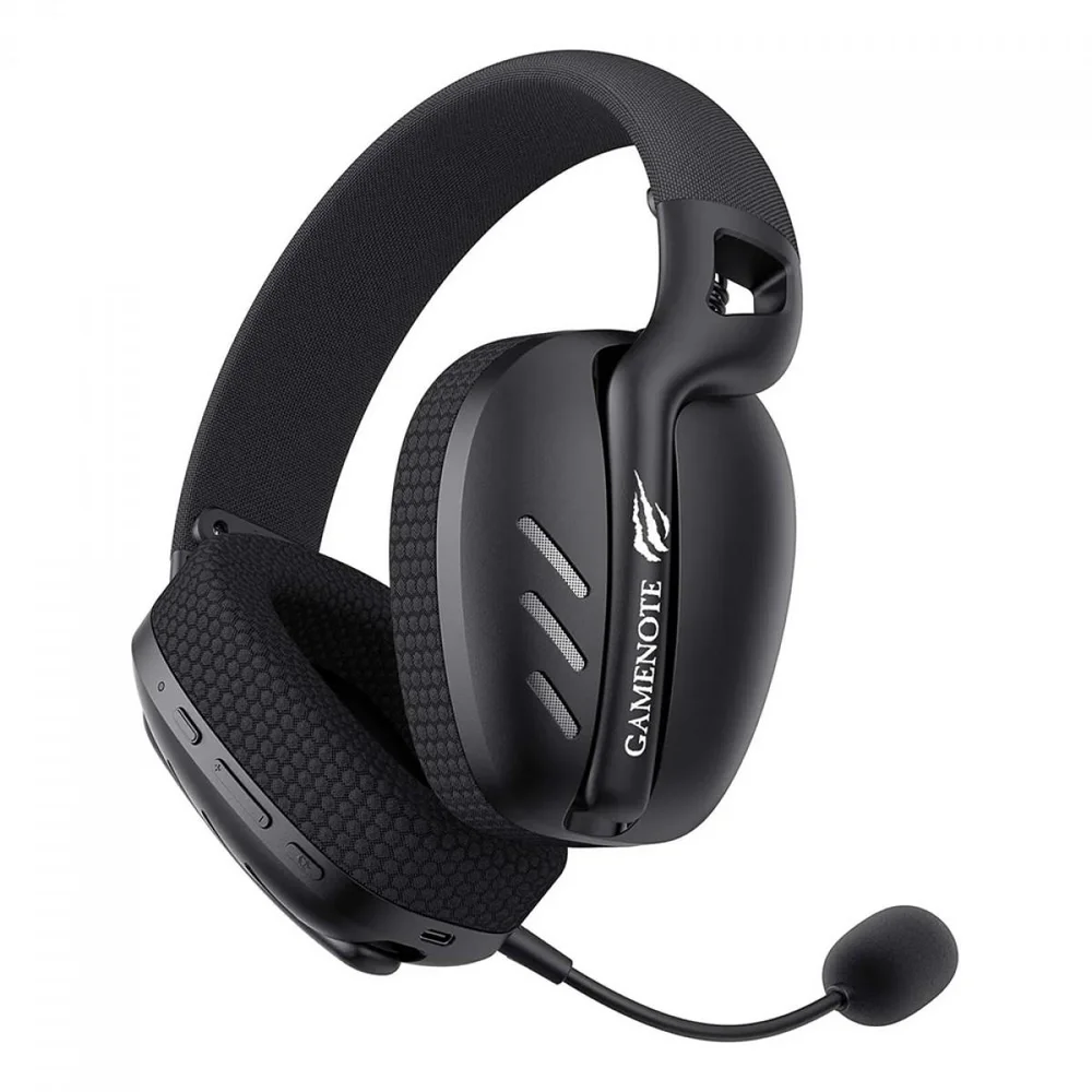 Imagem 2 de 5 do produto Headset Gamer Havit Quad-mode Fuxi-h6, Wireless, Bluetooth, Usb, 3.5mm, Drivers De 40mm, Preto, Fuxi H6-blk