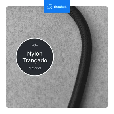 Cabo Usb-c P/ Usb-c Nylon 1m - Carregador Rápido — foto 7