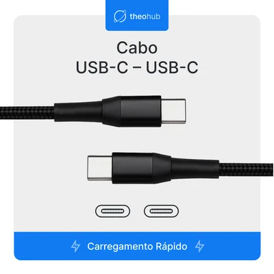 Cabo Usb-c P/ Usb-c Nylon 1m - Carregador Rápido — foto 9