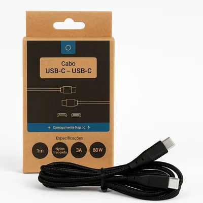 Cabo Usb-c P/ Usb-c Nylon 1m - Carregador Rápido — foto 10