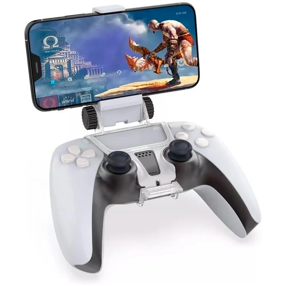Suporte De Celular Para Controle Ps5 Dual Sense Ajustável Suporte De Celular Para Controle Ps5 Dual Sense Ajustável