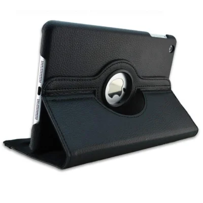 Capa Giratória Para Ipad 2/3/4 Rotação E Suporte (ipad 2º 3º 4º Geração) Preta