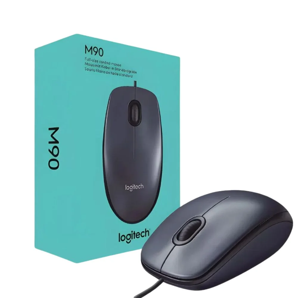 Imagem 5 de 5 do produto Mouse Logitech M90 3 Botões 1000dpi C/fio Preto