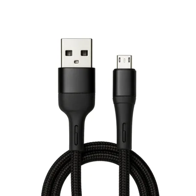 Cabo Micro Usb V8 Android Nylon Trançado 1m 2a Carga Rápida