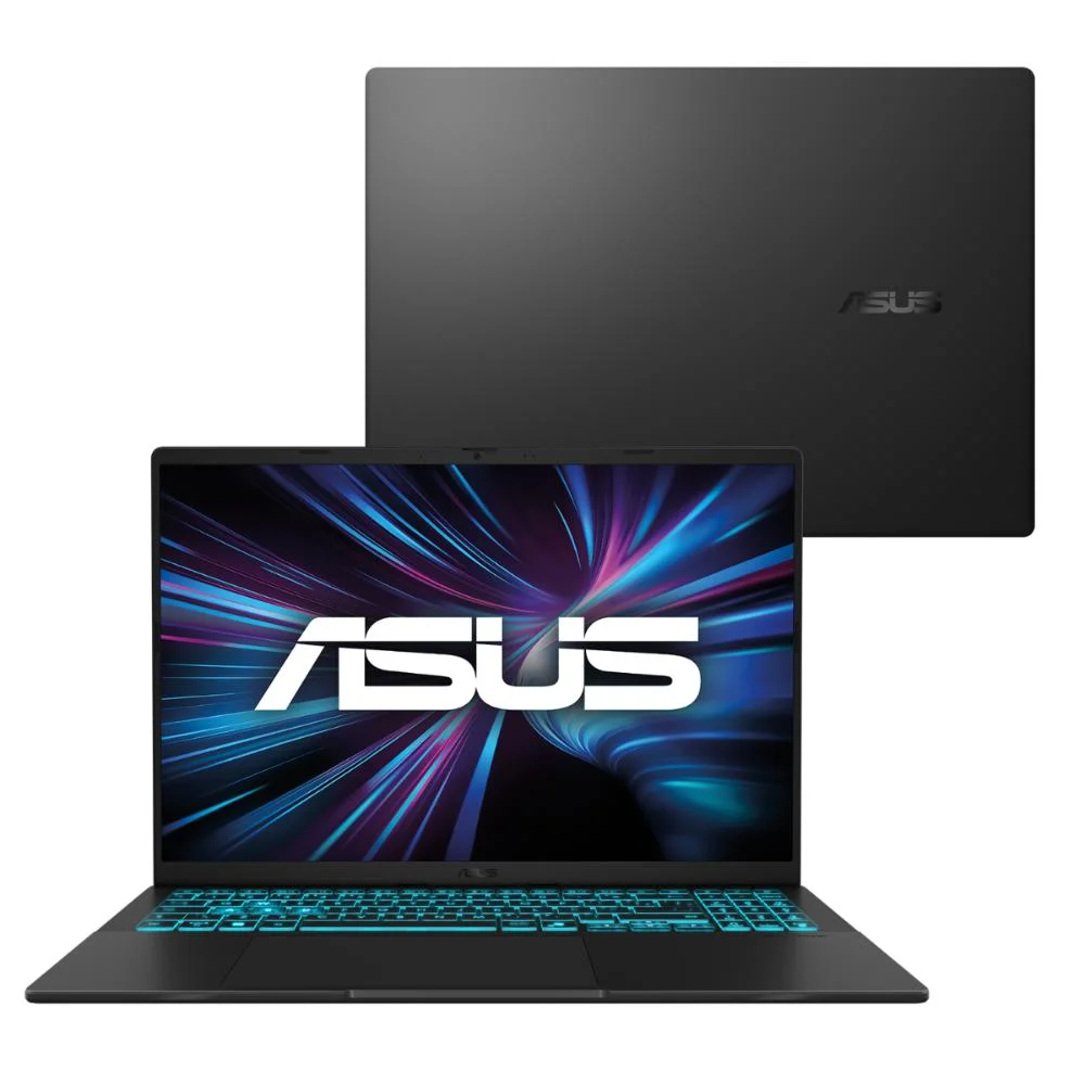 Imagem 1 de 5 do produto Notebook Asus V16 V3607vu Nvidia RTX 4050 Intel Core 5 210h 16gb Ram 512gb SSD WINDOWS 11 Home Tela 16" LED Fhd 144hz Nível Ips Black - Rp306w