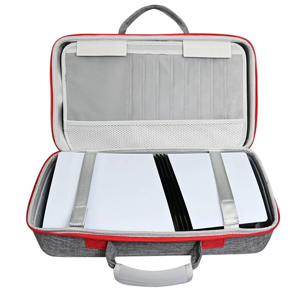 Imagem 5 de 5 do produto Bolsa Premium Mochila Transporte Para Ps5 Pro Bag Cinza