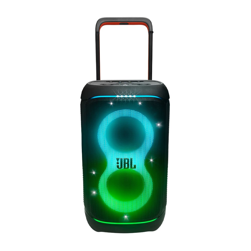Caixa De Som Bluetooth Jbl Party Box 520 Br Preta, Resistente À Respingos Ipx4, Show De Luzes Futurista - Bivolt