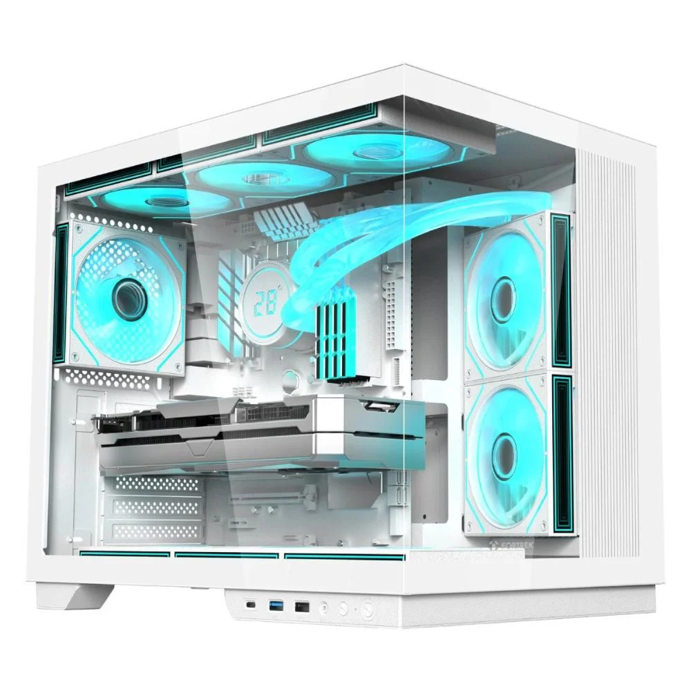 Gabinete Gamer Fortrek Clarity Max Branco