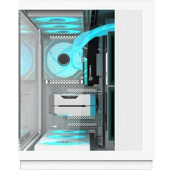 Imagem 2 de 5 do produto Gabinete Gamer Fortrek Clarity Max Branco