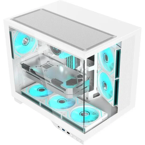 Imagem 3 de 5 do produto Gabinete Gamer Fortrek Clarity Max Branco