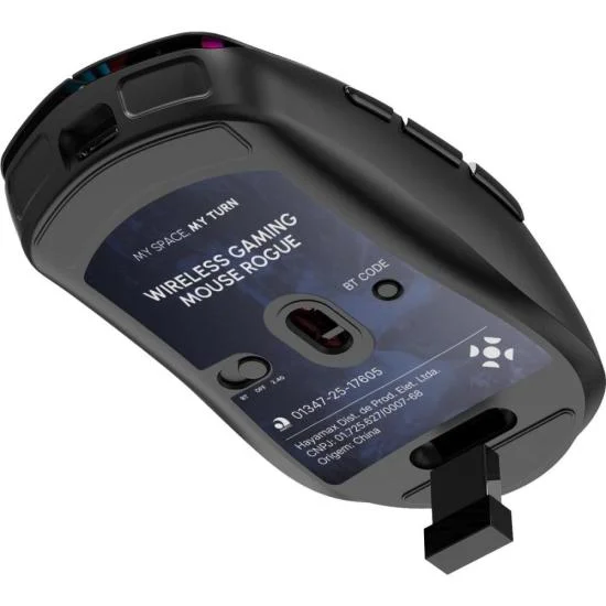 Mouse Gamer Fortrek Rogue Wireless Preto