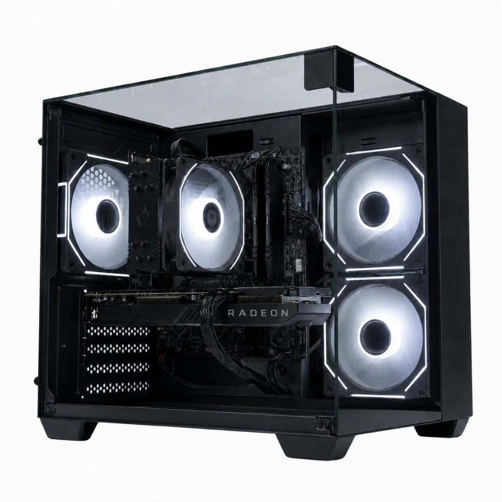 PC Gamer Bluepc Rush - Amd Ryzen 5 5500 16gb Ddr4 Radeon Rx 580 8GB SSD 512gb - Pgbp-rus1028