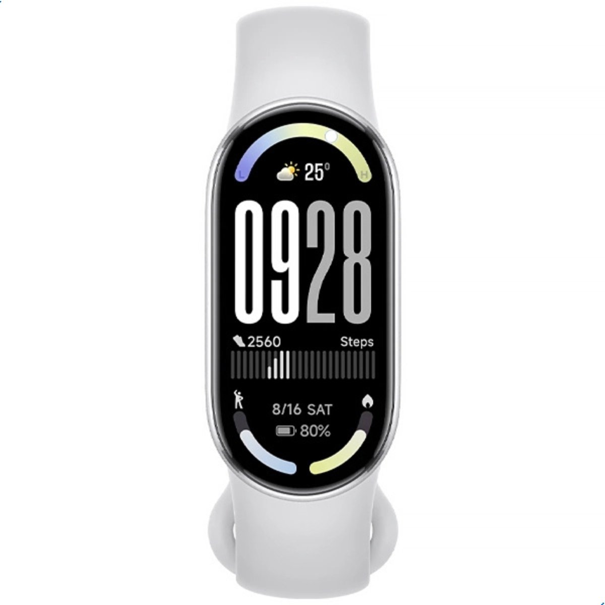 Relógio Smartwatch Smartband Xiaomi Mi Band 10 Global Cor:prata