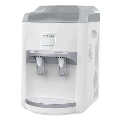 Purificador De Agua Refrigerada E Quente Latina Xpa375 Branco Com Detalhe Prata 220v/60hz - Ltxpa375ag2s