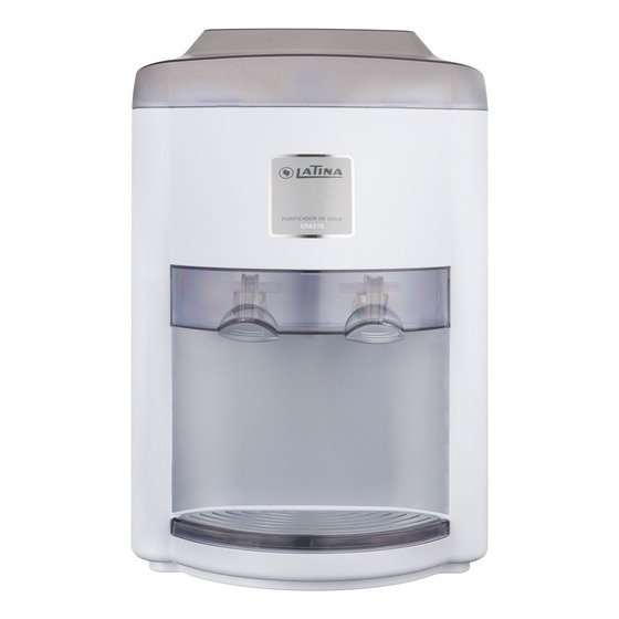 Purificador De Agua Refrigerada E Quente Latina Xpa375 Branco Com Detalhe Prata 127v/60hz - Ltxpa375ag1s