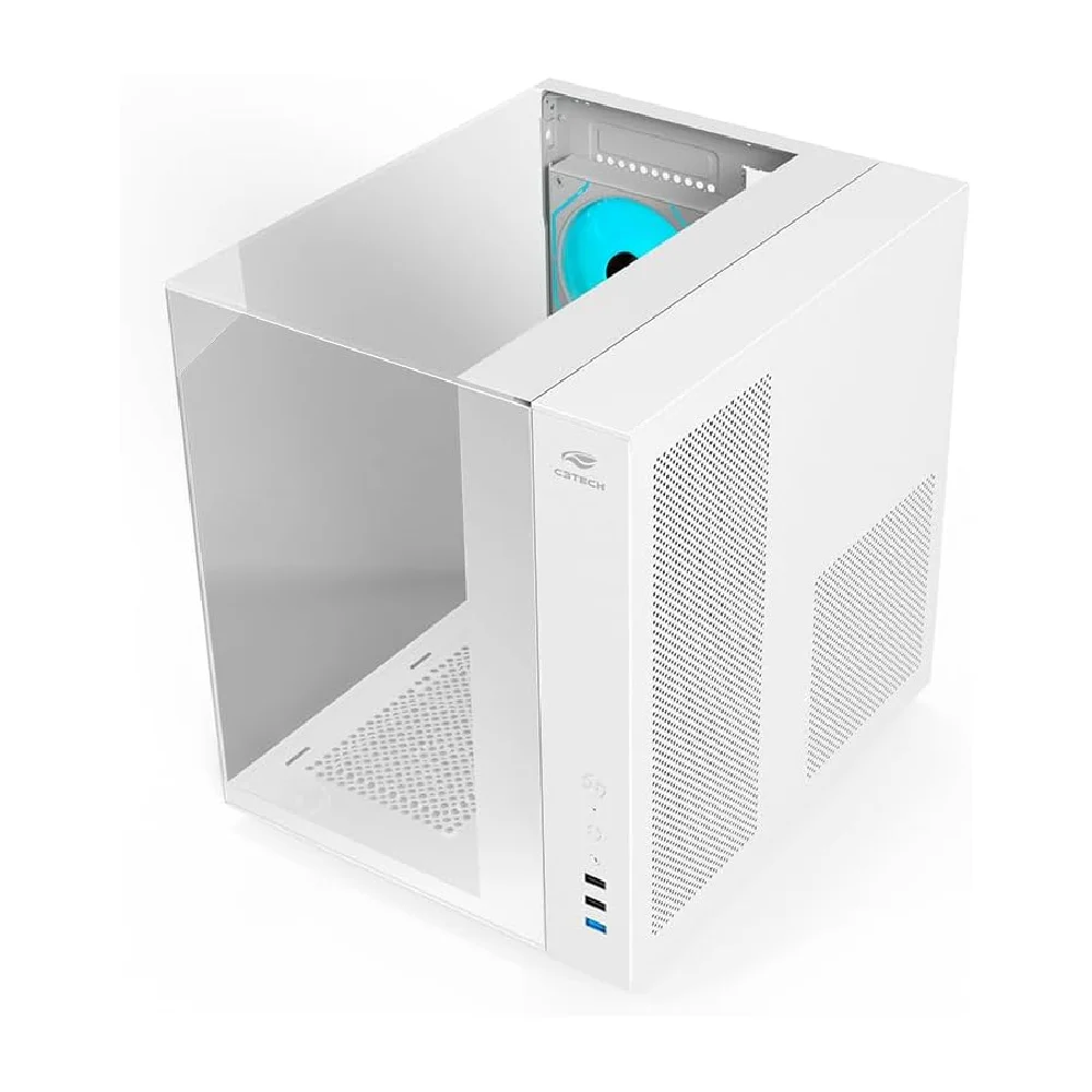 Imagem 5 de 5 do produto Gabinete Gamer C3tech Aquarius Mt-g950wh Sem Fonte Branco