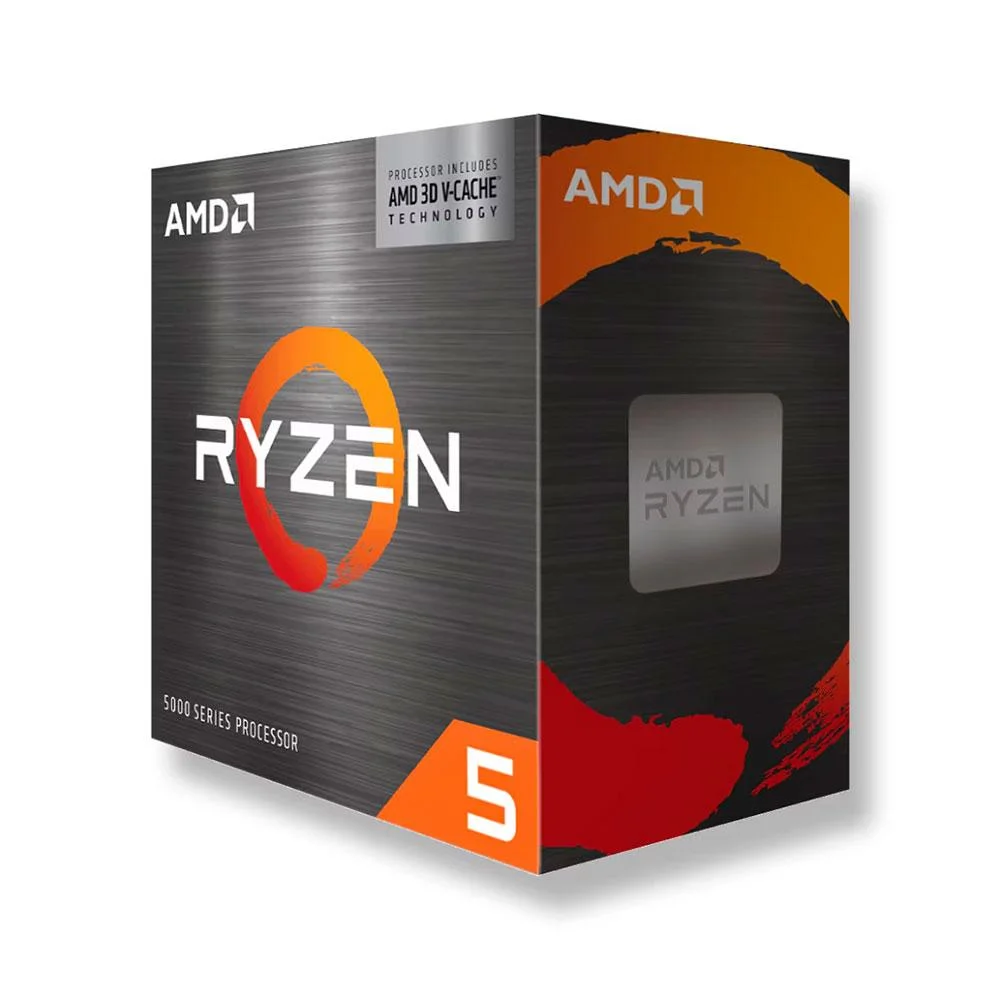 Processador Amd Ryzen 5-5500x3d, 3GHz (Turbo 4GHz),  AM4, 6 Cores, 12 Threads, Cache 99MB, Sem Cooler - 100-100001504wof