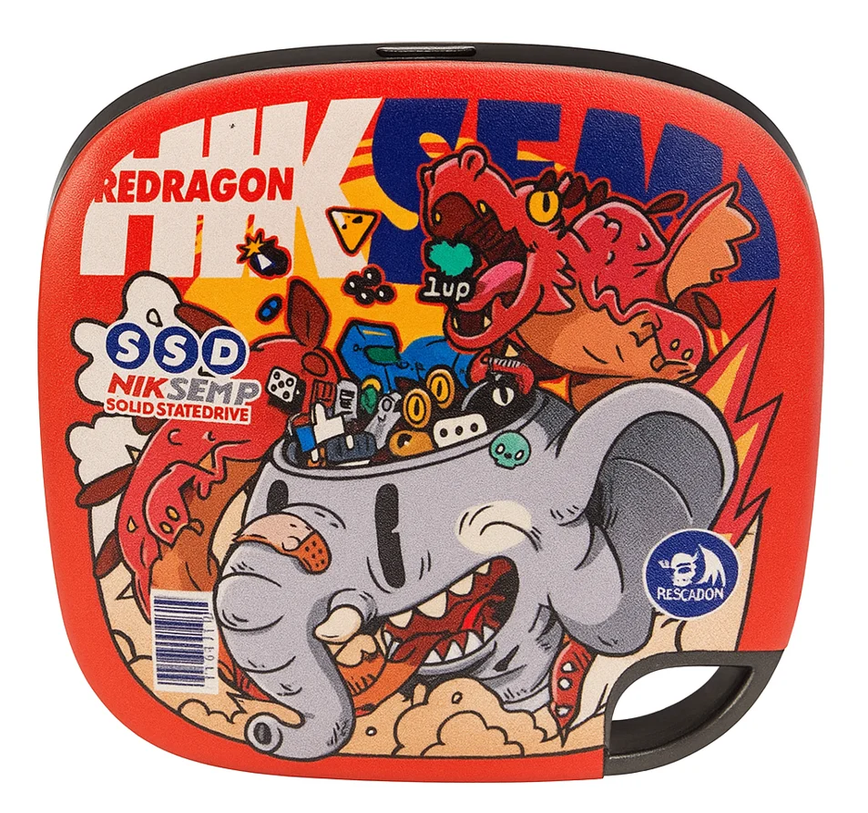SSD Externo Hiksemi, Edição Especial, Memória De Elefante, Redragon, 1TB, Gd803