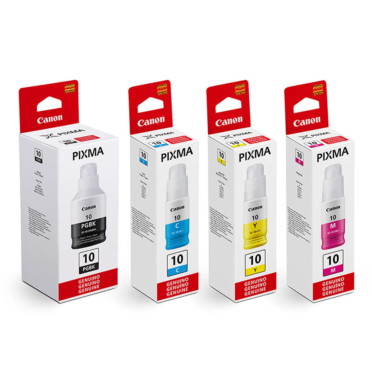 Kit 4 Refis De Tinta Mega Tank Gi-10 G6010 G7010 G6010