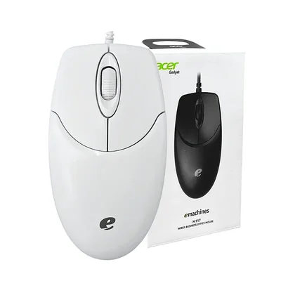 Mouse Optico Para Computador Modelo Acer M117 Com Fio Usb White Cor:branco
