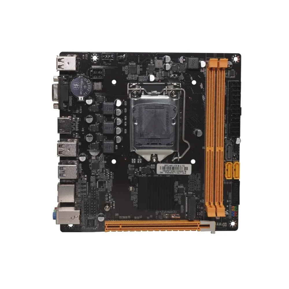 Placa Mae Brazilpc  Bpc-h61-itx-m.2-tg, LGA  1155, Ddr3, HDMI, Vga, M.2, Usb 3.0, Rede 10/100/1000 Mbps 5