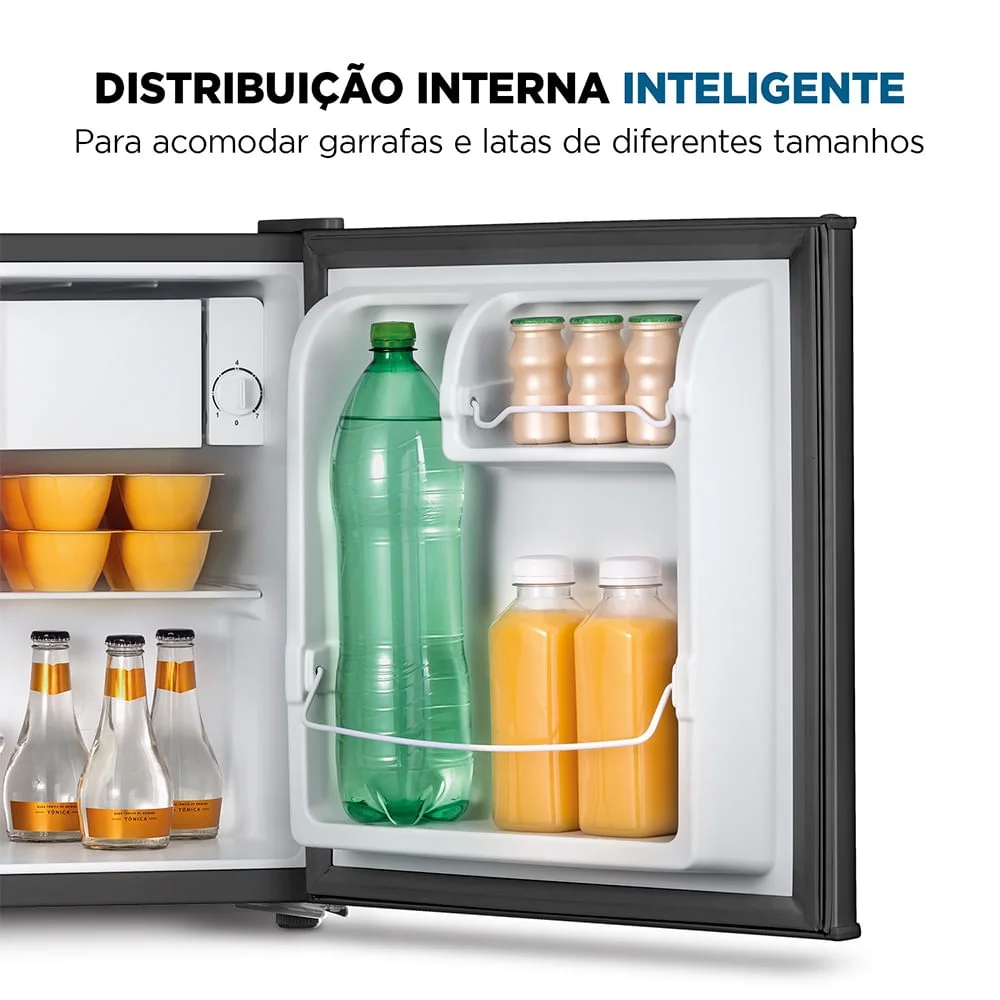 Imagem 4 de 5 do produto Frigobar Mondial 46l Porta Reversível Preto Fgb-01-b50 220v