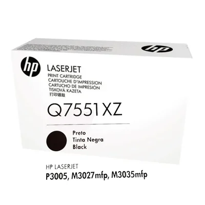 Toner Hp 51x Q7551xz Black | P3005 | M3035 | M3027.
