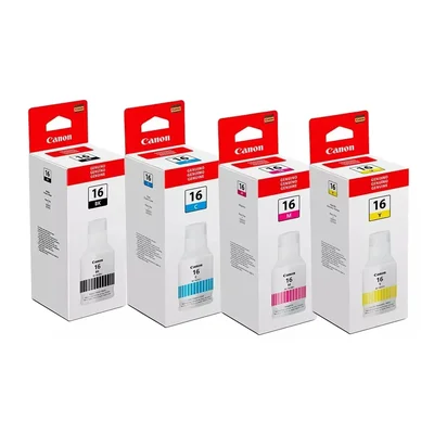 Kit 4 Refil De Tinta Gi16 Gx6010 Gx7010 Pigmentada Bk/c/m/y