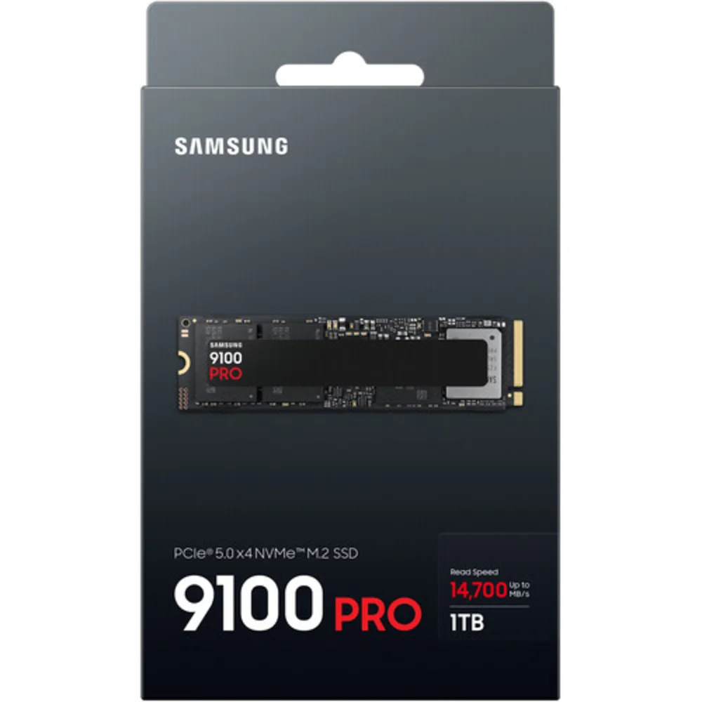 Imagem 3 de 5 do produto SSD M.2 Nvme Gen5 1TB 14.700mb/s Samsung 9100 Pro 1TB PC / Ps5 / Playstation 5 SSD PCie 5.0 Gen 5 - Mz-vap1t0bam