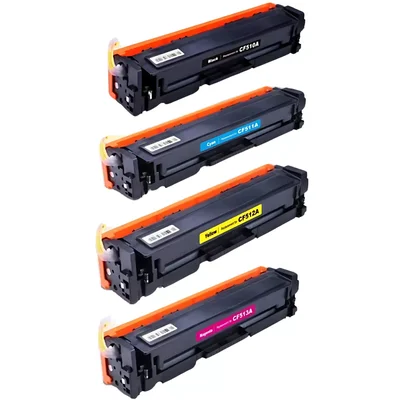 Kit 4 Toner Compatível Hp Cf510a | Cf511a | Cf512a | Cf513a | M180 | M181 | M154 Ollix