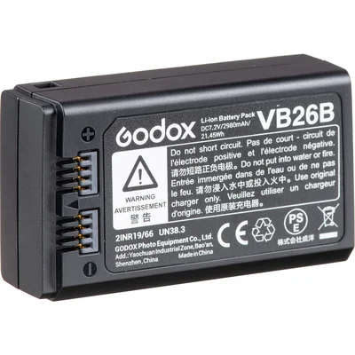 Bateria Original Godox VB26B para V1, V100, V850 III, V860 III