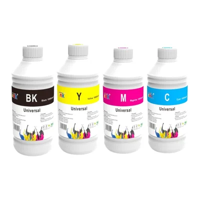 Kit Refil De Tinta Corante Star Ink Universal Compatível Para Epson 1l 4 Cores