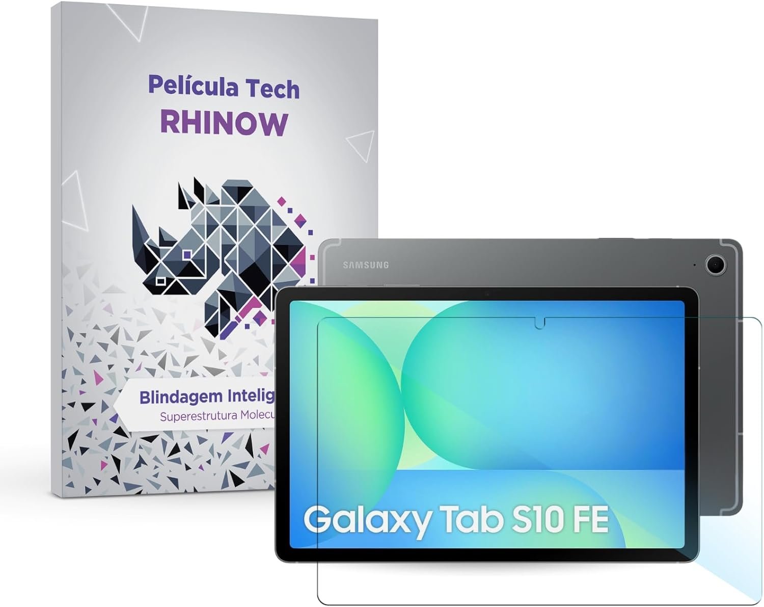 Película De Vidro Temperado Para Samsung Galaxy Tab S10 Fe, Tela 10.9 "