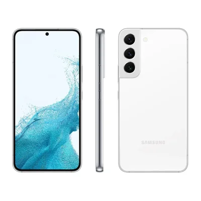Usado: Samsung S22 128 Gb Branco - Excelente