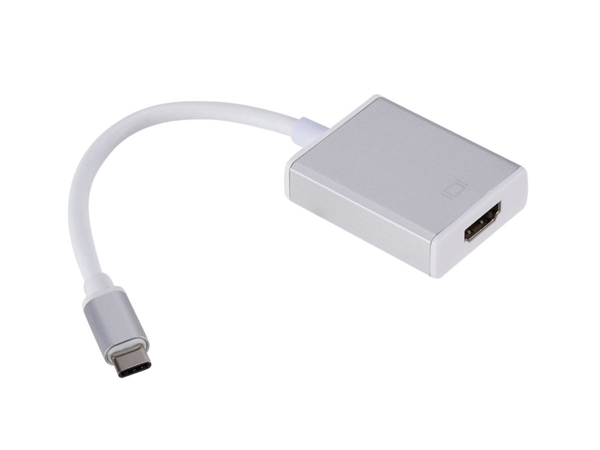Cabo Adaptador Usb-c 3.1 Tipo C Macho X HDMI Fêmea De 20 Cm