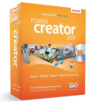 Roxio Creator 2011 midia fisica.