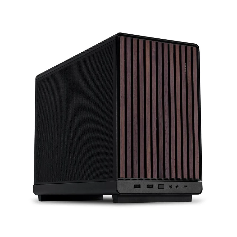 Gabinete Gamer Lian Li A3 Micro Atx Wood Edition Preto A3-matx-wd