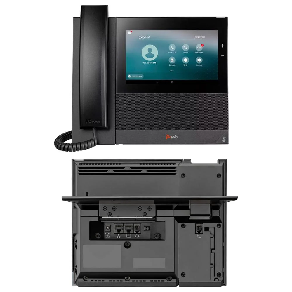 Imagem 3 de 5 do produto Telefone De Mesa Empresarial Poly Ccx 600