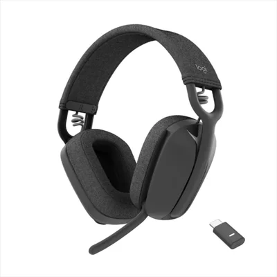 Headset Zone Vibe Wireless Uc Logitech - Cinza