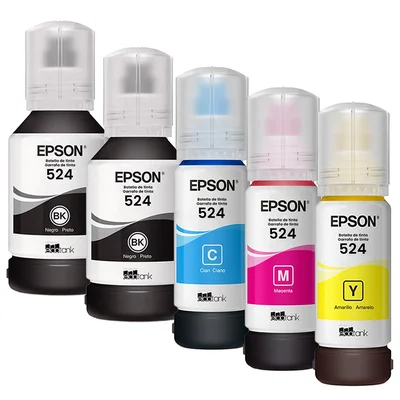 Kit Tinta   T524 L15150 L15160 - Kit 05 Cores