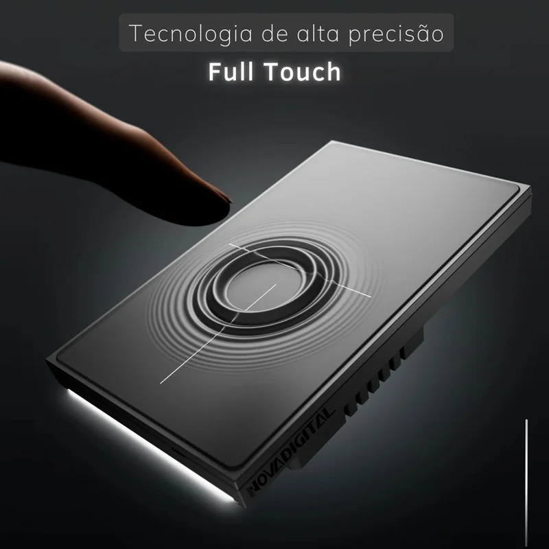 Imagem 5 de 5 do produto Interruptor Inteligente Zigbee Linha Topázio 1 Botão Preto