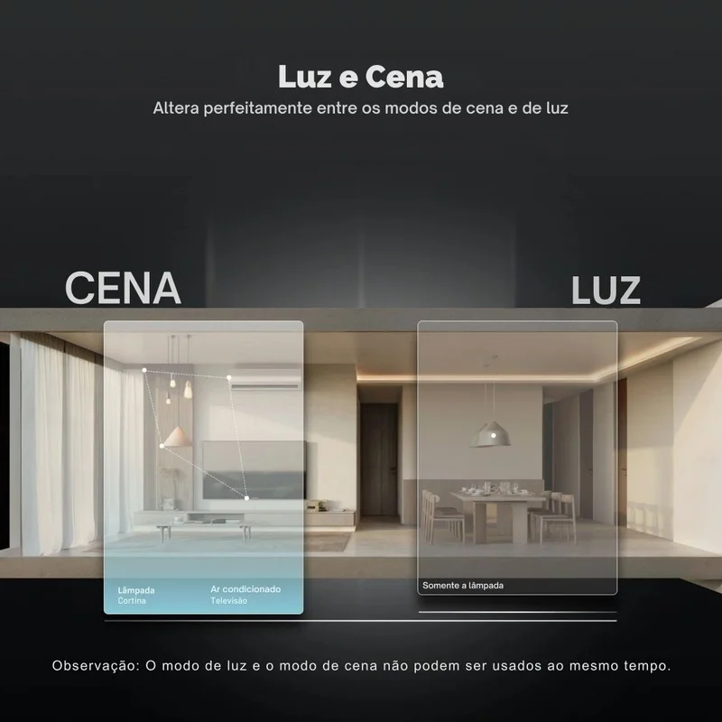 Imagem 4 de 5 do produto Interruptor Inteligente Zigbee Linha Topázio 4 Botões Branco