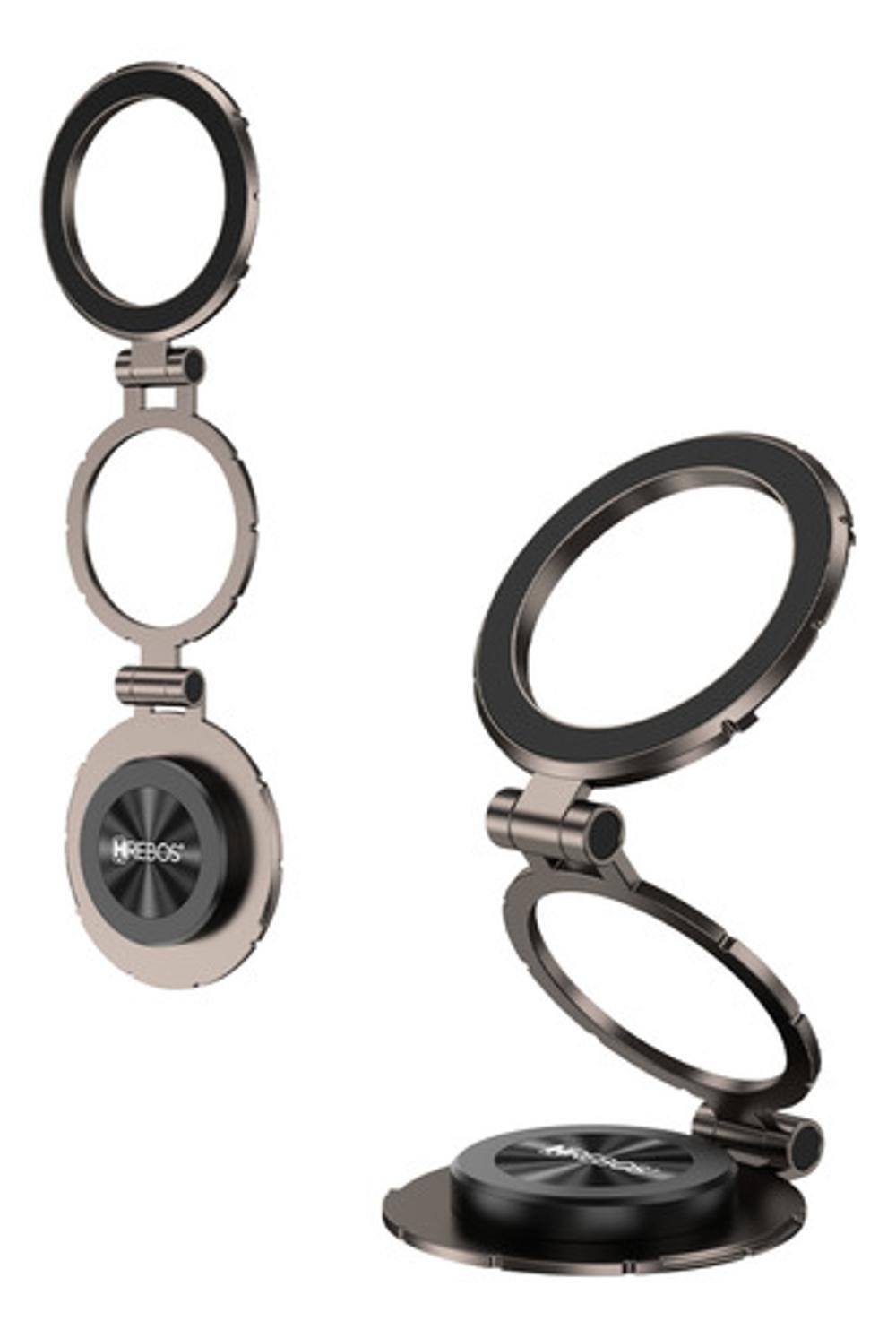 Suporte Magnétic Para Celular Dual Round Pro Hrebos Premium