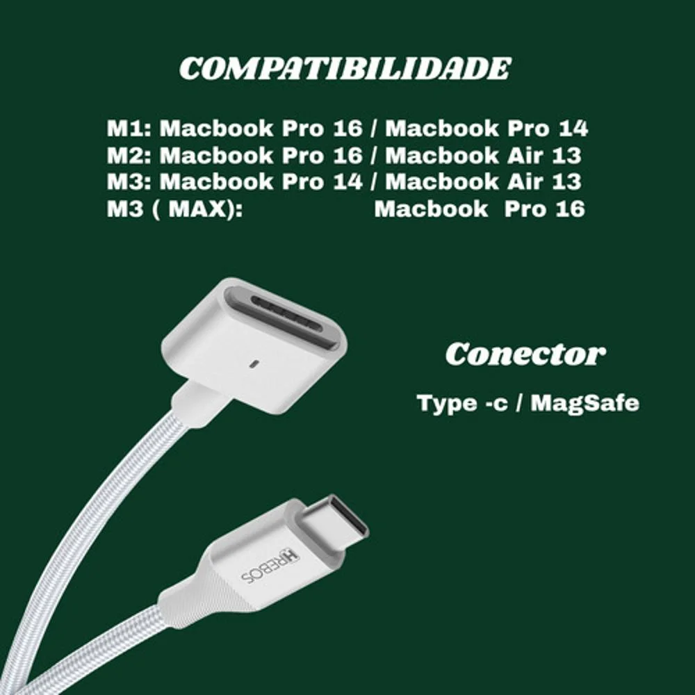 Imagem 5 de 5 do produto Cabo Premium Macsync Macbook Air/pro 1.2 Metros