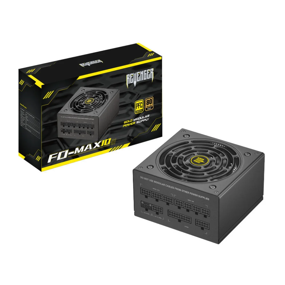 Fonte Atx 1000w Real 80plus Gold Revenger Box