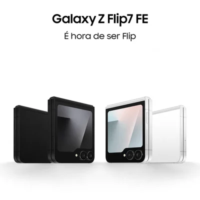 Celular Samsung Galaxy Z Flip7 Fe, 128 GB, 8 GB Ram, 6.7”, Câmera Dupla De 50mp, Galaxy Ai Branco 15