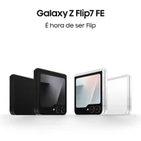 Celular Samsung Galaxy Z Flip7 Fe, 128 GB, 8 GB Ram, 6.7”, Câmera Dupla De 50mp, Galaxy Ai Branco 14